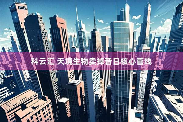 科云汇 天境生物卖掉昔日核心管线