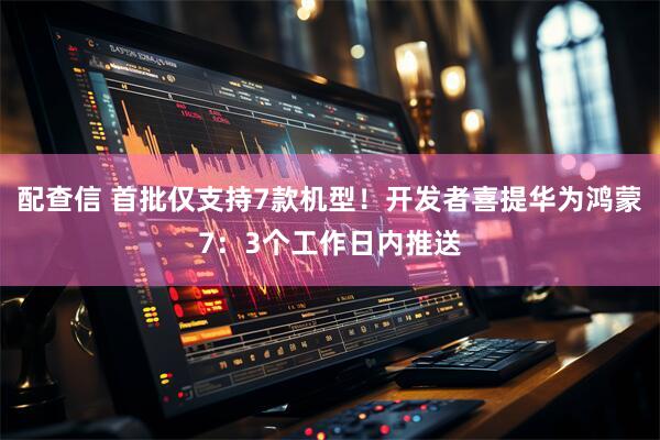 配查信 首批仅支持7款机型！开发者喜提华为鸿蒙7：3个工作日内推送